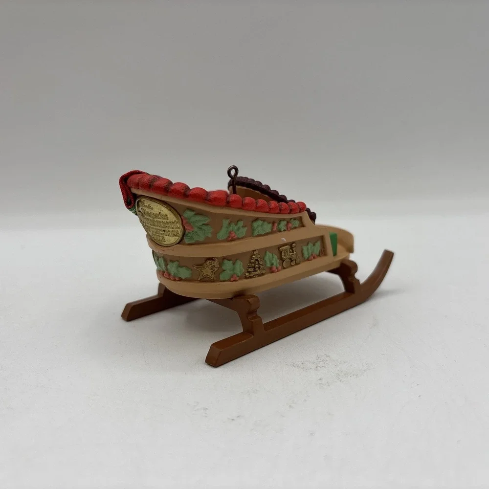 Hallmark Keepsake Ornament Collector's Club 1988 Sleighful Of Dreams Vintage EUC